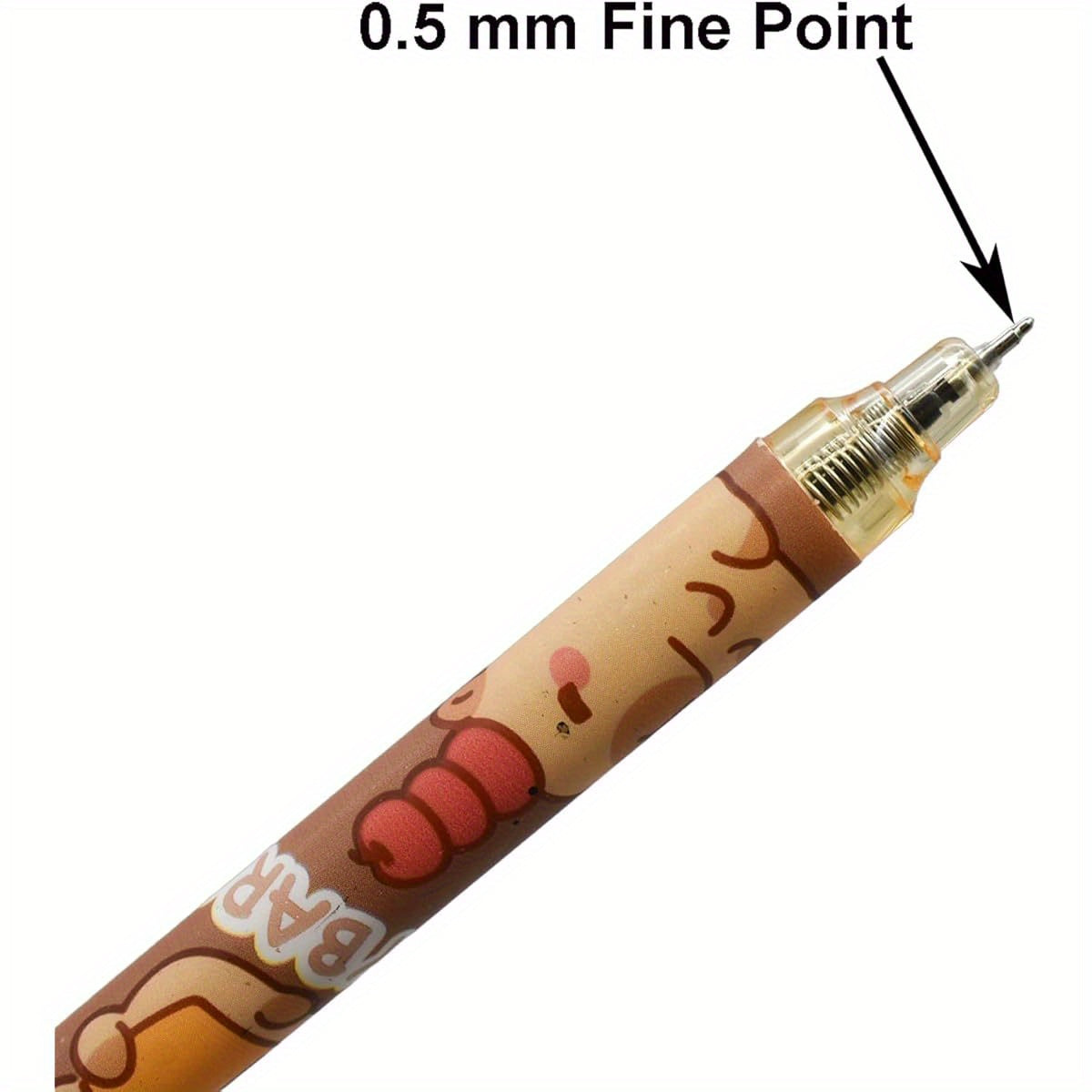 12pcs Capybara Rollerball Gel Pens Cartoon Animal Pen Retractable Priting Pens Novelty Pen Black Ink for School Party Office, Cute Gel Pens, Pen, Fancy Pen, Needle Tip Pens, School Pens, School Supplies, Writing Essentials, Whimsical Writing, Playful