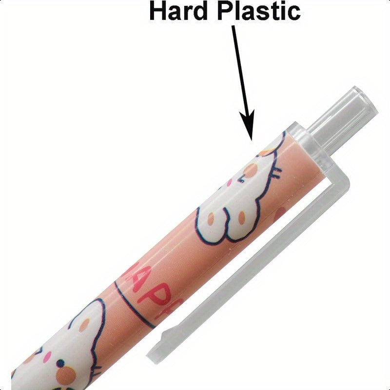 12pcs Rabbits Carrots Gel Pen Cute Cartoon Pens Retractable Printing Pen Black Ink for Students Office School ply, Ink Gel Pens, Cute Pens Bulk, Needle Tip Pens, Fancy Pen, School Pens, Note Taking Pens, Retractable Gel Pens, Retractable Pen, Bulk Gel