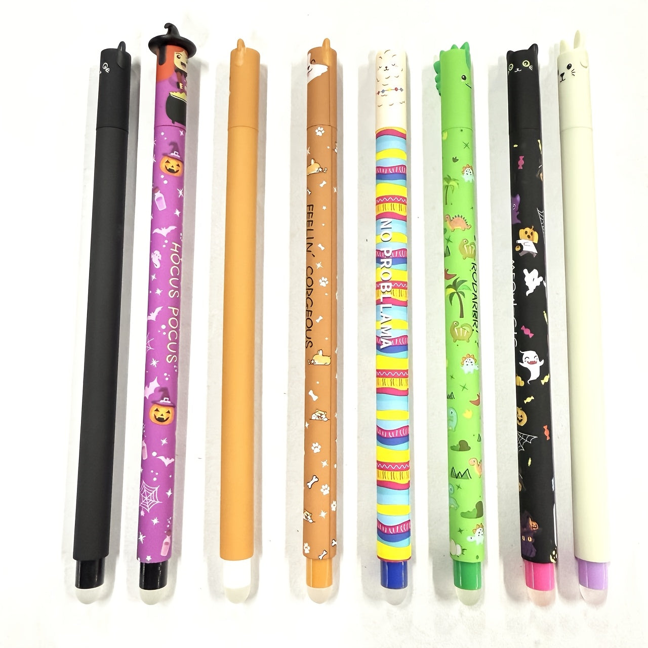 21pcs Erasable Pen Set, Random Styles, 0.7mm Refills, Office Supplies, Writing Tools, Replaceable Ink Cartridges, Multiple Colors Included (Old & New Models)