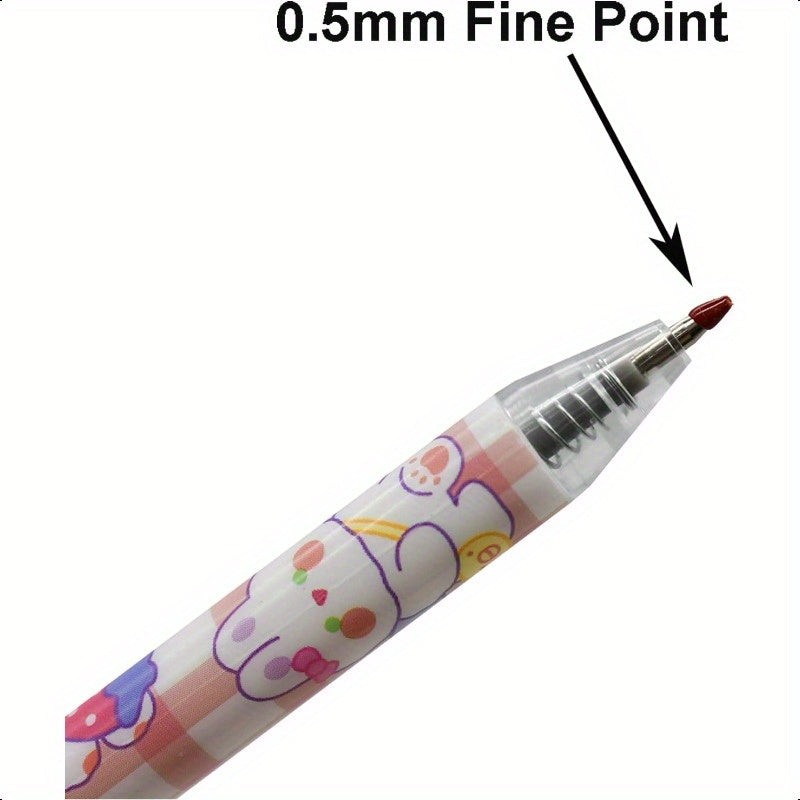 12pcs Rabbits Carrots Gel Pen Cute Cartoon Pens Retractable Printing Pen Black Ink for Students Office School ply, Ink Gel Pens, Cute Pens Bulk, Needle Tip Pens, Fancy Pen, School Pens, Note Taking Pens, Retractable Gel Pens, Retractable Pen, Bulk Gel