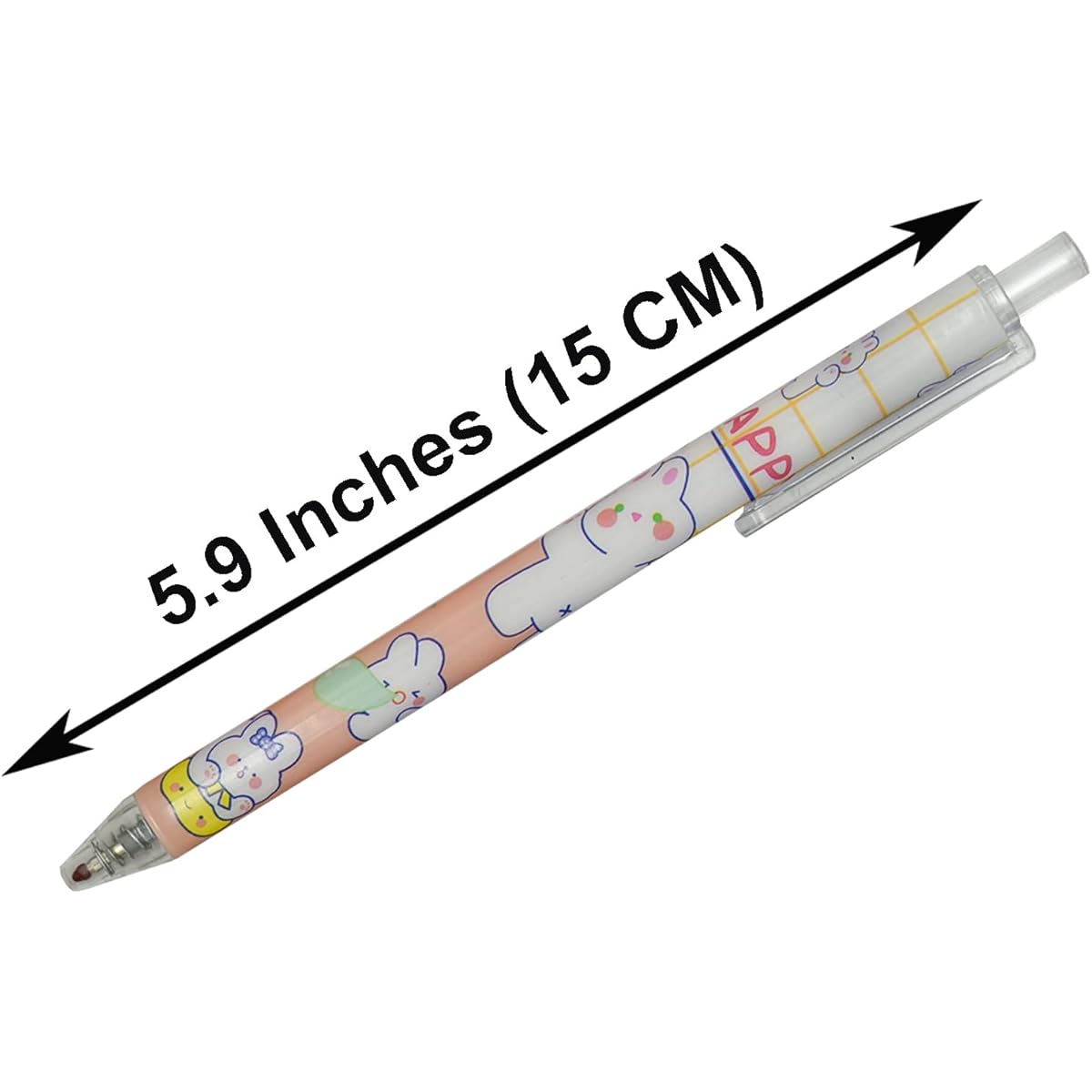 12pcs Rabbits Carrots Gel Pen Cute Cartoon Pens Retractable Printing Pen Black Ink Office Supply, Ink Gel Pens, Cute Pens Bulk, Pen, Needle Tip Pens, Fancy Pen, Office Stationery, Essentials, Fun Design, Playful Stationery, Retractable Mechanism, Durable