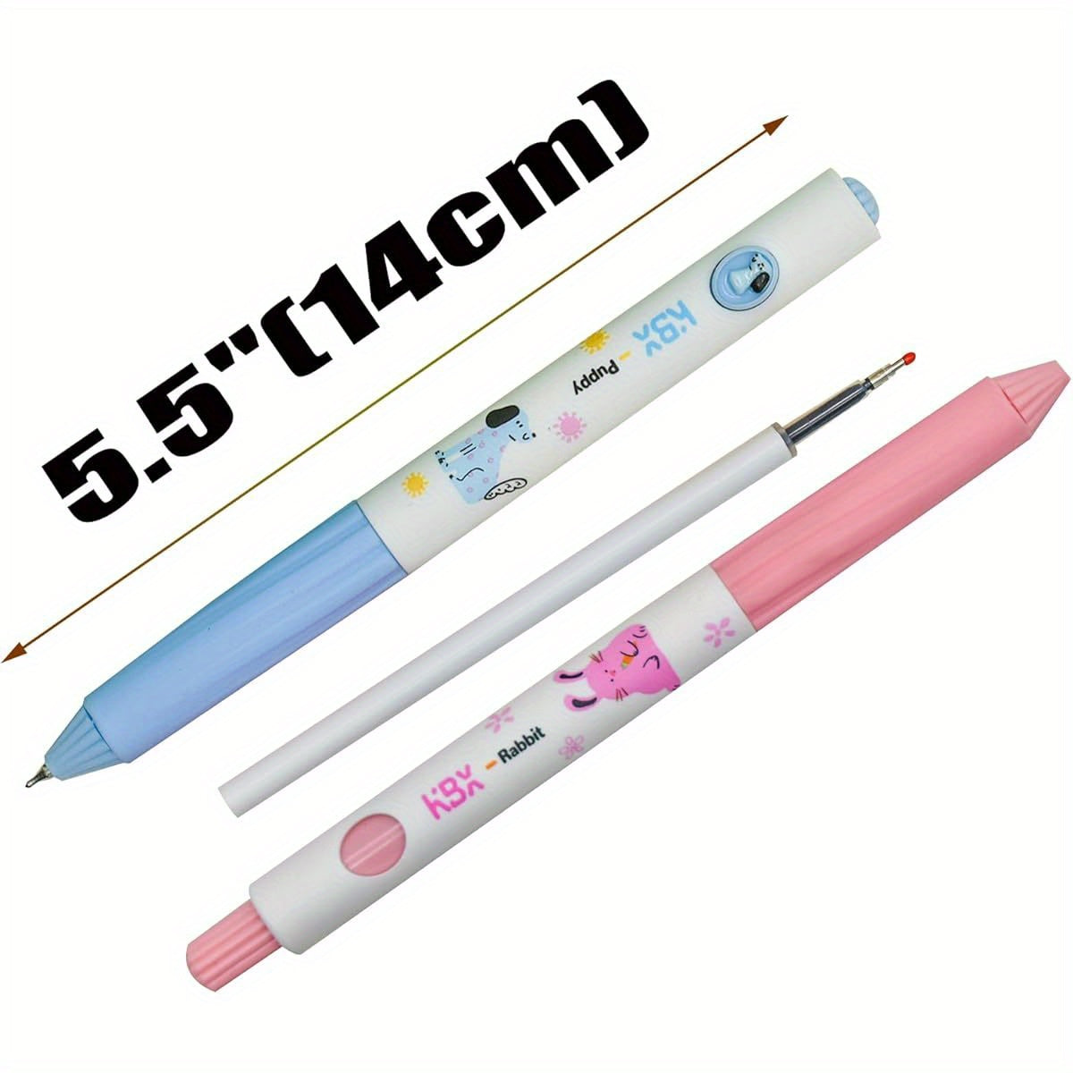 12pcs Cute Pegasus Pens Flying horse Retractable Gel Pens, Panda and Unicorn Pen Black Ink for School Supplies Office Party Birthday., Party Favors, Office Stationery, Fun Writing Tools, Cute Design, Smooth Ink Flow, Durable Plastic, Gel Pen Set, Panda