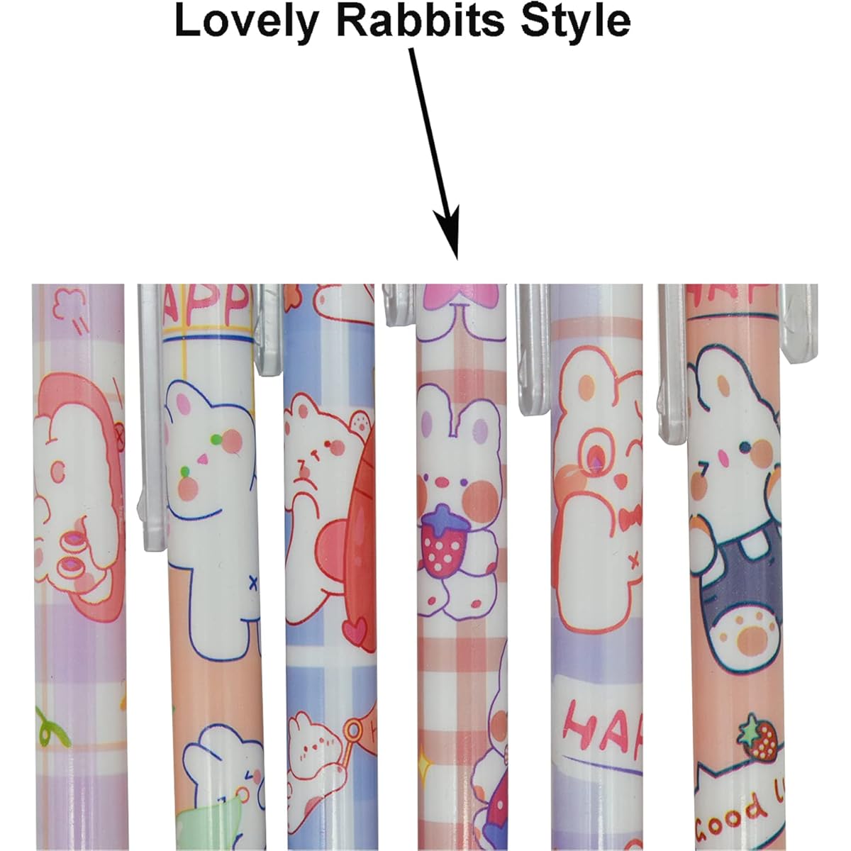 12pcs Rabbits Carrots Gel Pen Cute Cartoon Pens Retractable Printing Pen Black Ink Office Supply, Ink Gel Pens, Cute Pens Bulk, Pen, Needle Tip Pens, Fancy Pen, Office Stationery, Essentials, Fun Design, Playful Stationery, Retractable Mechanism, Durable